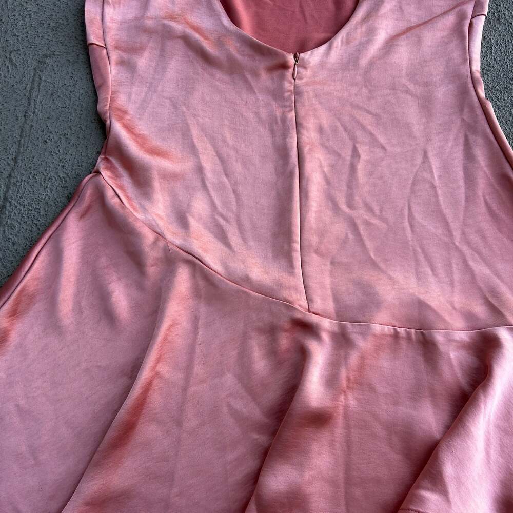 Altar'd State Satin Ruffle Hem Mini Slip Dress Women’s M - Picture 7 of 7